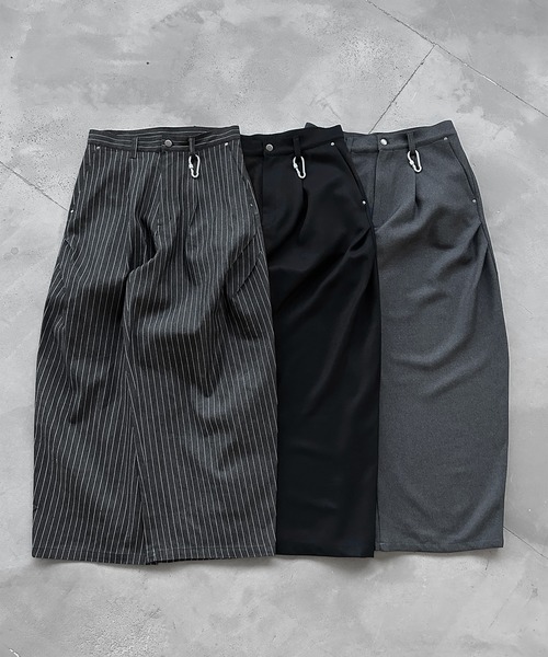 kutir（クティール）の「CURVE DESIGN ASSORTED BUGGY PANTS／カーブデザインアソートバギーパンツ（その他パンツ・メンズ・ブラック/チャコールグレー/その他・SMALL/LARGE/MEDIUM）」の6枚目の写真