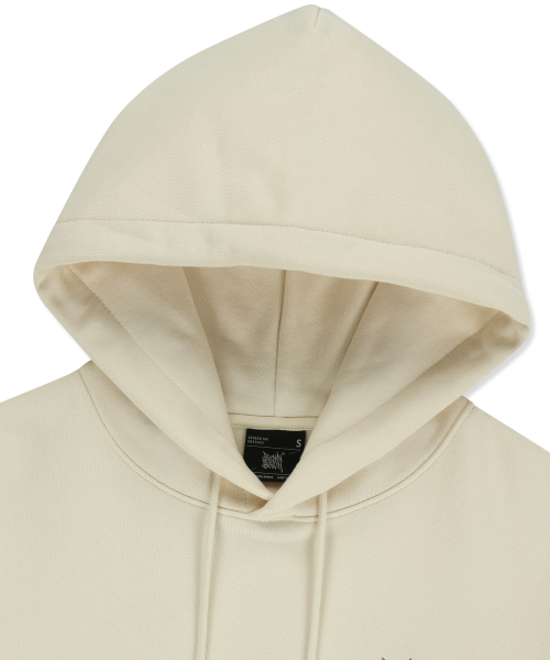 BROWNBREATH（ブラウンブレス）の「W TAG CROP HOODIE - IVORY（パーカー・レディース・その他・SMALL/MEDIUM）」の3枚目の写真