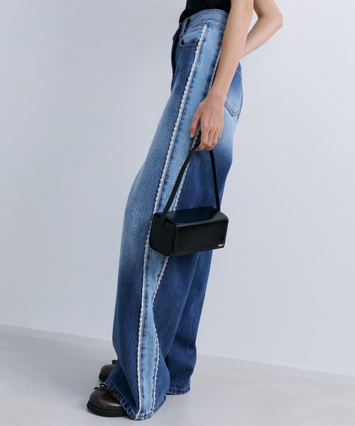 epingler(エピングラー)の「【epingler】サイドレースデニム DENIM LACEBOUND 韓国(デニムパンツ・レディース・インディゴブルー・S/M)」の10枚目の写真