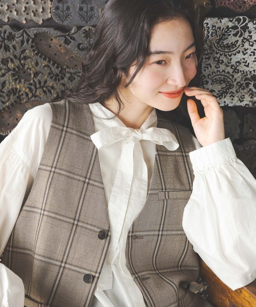 ボックスシルエットベスト（ベスト）｜niko and（ニコアンド）の