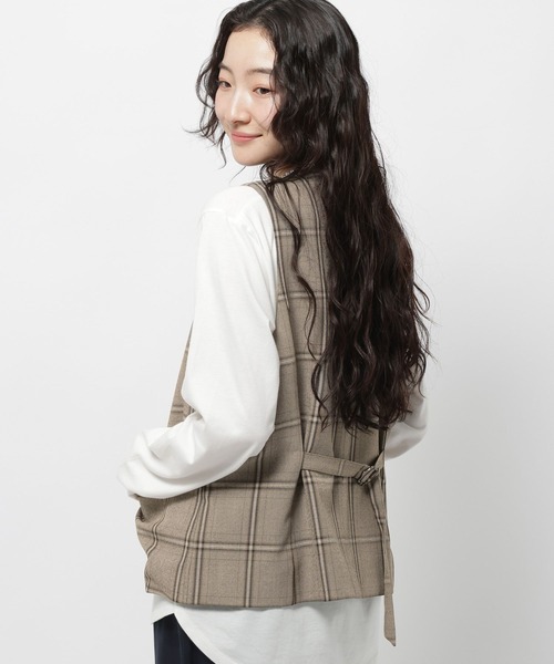 niko and...（ニコアンド）の「ボックスシルエットベスト（ベスト・レディース・グレー/モカ/ブラック・FREE）」の9枚目の写真