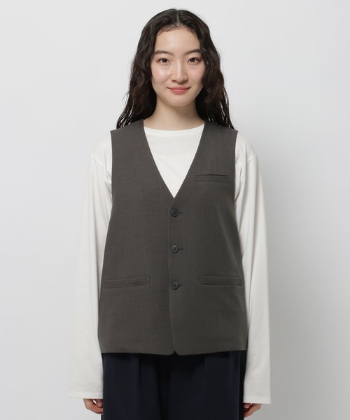 ボックスシルエットベスト（ベスト）｜niko and（ニコアンド）の