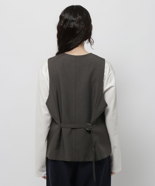 niko and...（ニコアンド）の「ボックスシルエットベスト（ベスト・レディース・グレー/モカ/ブラック・FREE）」の19枚目の写真