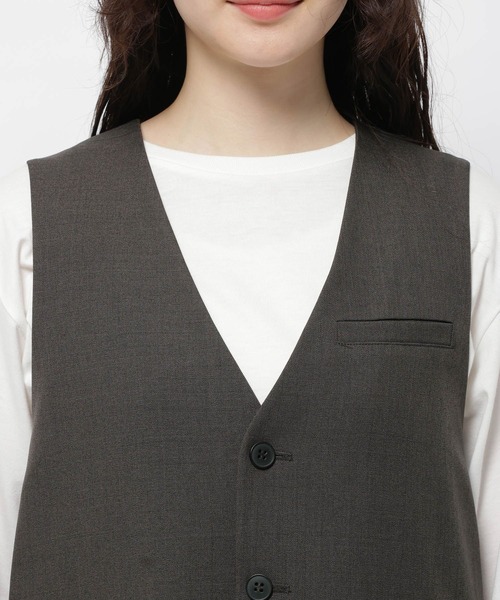 ボックスシルエットベスト（ベスト）｜niko and（ニコアンド）の