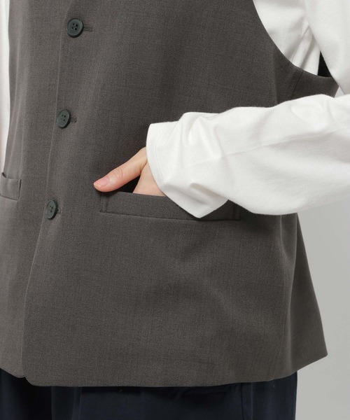 niko and...（ニコアンド）の「ボックスシルエットベスト（ベスト・レディース・グレー/モカ/ブラック・FREE）」の17枚目の写真