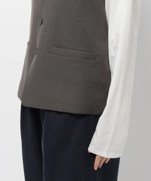 niko and...（ニコアンド）の「ボックスシルエットベスト（ベスト・レディース・グレー/モカ/ブラック・FREE）」の18枚目の写真