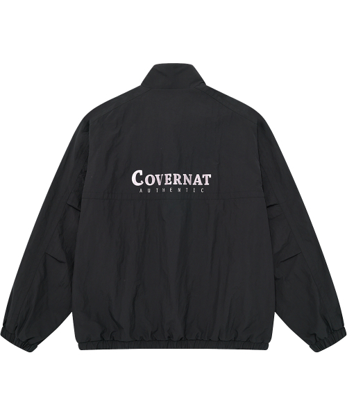 COVERNAT(カバーナット)の「ビッグロゴトラックジャケットブラック(ナイロンジャケット・レディース・その他・X-LARGE/X-SMALL/XX-LARGE/SMALL)」の2枚目の写真