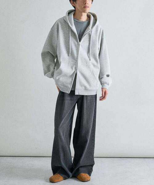 CRAFT STANDARD BOUTIQUE（クラフトスタンダードブティック）の「ワイドストレートデニムパンツ（デニムパンツ・メンズ・ライトインディゴブルー/ブラック・S/M/L）」の18枚目の写真