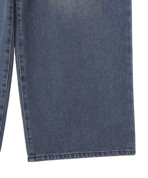 CRAFT STANDARD BOUTIQUE（クラフトスタンダードブティック）の「ワイドストレートデニムパンツ（デニムパンツ・メンズ・ライトインディゴブルー/ブラック・S/M/L）」の10枚目の写真