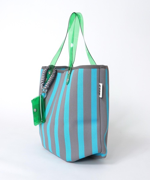 Three Four Time（ｽﾘｰﾌｫｰﾀｲﾑ）の「【Casselini】ストライプトート（トートバッグ・レディース・イエロー系その他/ブルー系その他/ブラック系その他・FREE）」の21枚目の写真