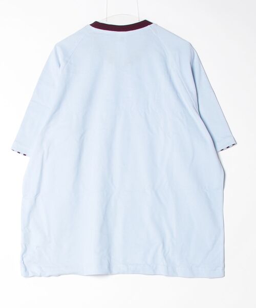 adidas（アディダス）の「ブリットコア リンガー 半袖Tシャツ / アディダスオリジナルス adidas Originals（Tシャツ/カットソー・メンズ・ブルー/ホワイト・MEDIUM/SMALL/X-SMALL/XX-LARGE/3XL/LARGE/X-LARGE）」の11枚目の写真