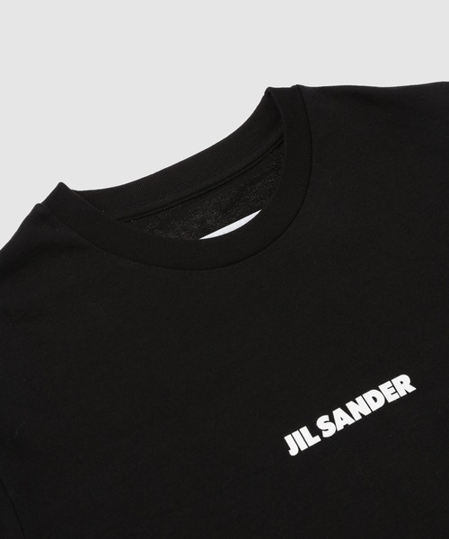 JIL SANDER（ジルサンダー）の「LOGO T-SHIRT CN SS（Tシャツ/カットソー・レディース・ブラック/ホワイト・XS/M/S）」の6枚目の写真
