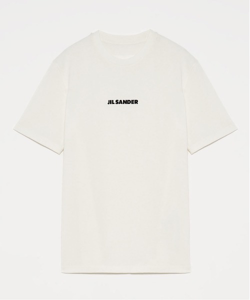 JIL SANDER（ジルサンダー）の「LOGO T-SHIRT CN SS（Tシャツ/カットソー・レディース・ブラック/ホワイト・XS/M/S）」の2枚目の写真