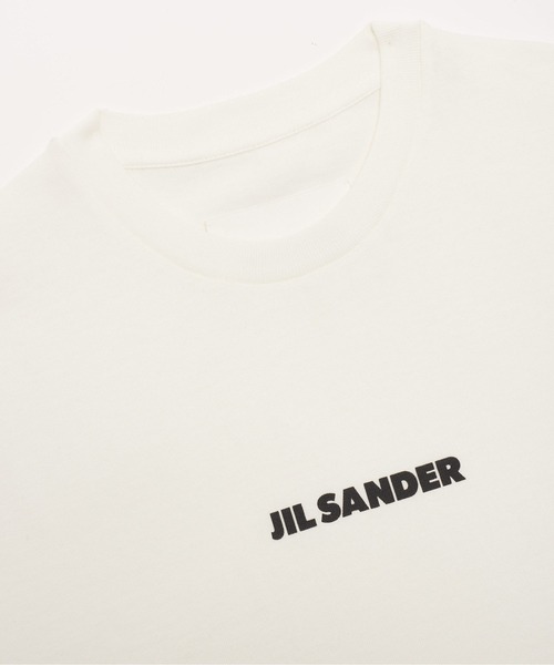JIL SANDER（ジルサンダー）の「LOGO T-SHIRT CN SS（Tシャツ/カットソー・レディース・ブラック/ホワイト・XS/M/S）」の3枚目の写真