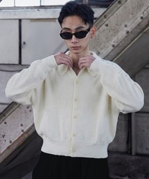 LANDNESS | 【LANDNESS/ランドネス】BOUCLE KNIT SHIRT CARDIGAN/ ブークレニットシャツカーディガン(カーディガン/ボレロ)