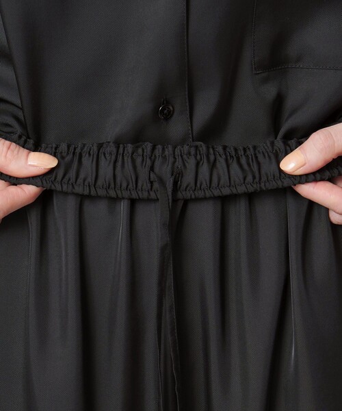 UNITED ARROWS(ユナイテッドアローズ)の「シルクライク ティアード スカート(スカート・レディース・オフホワイト/ブラック/ダークブラウン・38/36)」の21枚目の写真