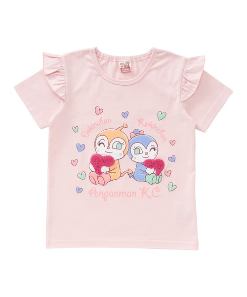 ANPANMAN KIDS COLLECTION（アンパンマンキッズコレクション）の「200DKKKﾊｰﾄHUG半袖T（Tシャツ/カットソー・キッズ・オフホワイト/ピンク・80ｃｍ/90cm/100cm/110cm/120cm）」の7枚目の写真