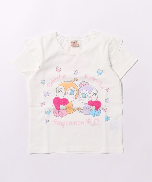 ANPANMAN KIDS COLLECTION（アンパンマンキッズコレクション）の「200DKKKﾊｰﾄHUG半袖T（Tシャツ/カットソー・キッズ・オフホワイト/ピンク・80ｃｍ/90cm/100cm/110cm/120cm）」の10枚目の写真
