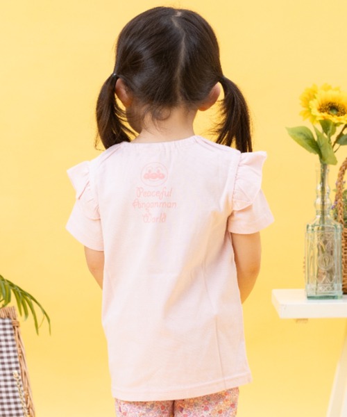 ANPANMAN KIDS COLLECTION（アンパンマンキッズコレクション）の「200DKKKﾊｰﾄHUG半袖T（Tシャツ/カットソー・キッズ・オフホワイト/ピンク・80ｃｍ/90cm/100cm/110cm/120cm）」の6枚目の写真