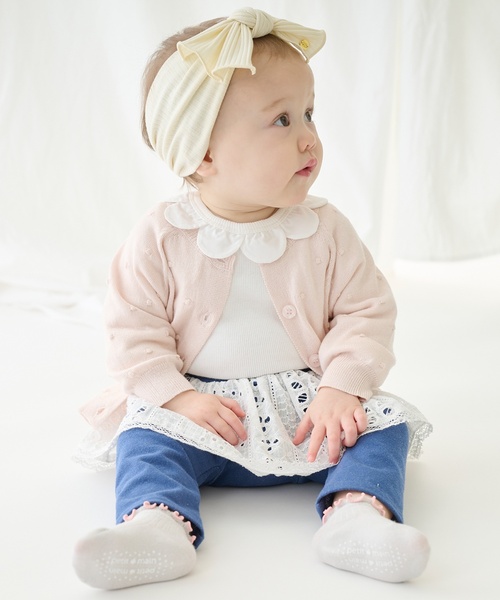 petit main（プティマイン）の「【リンク】レイヤードスカートパンツセット（その他パンツ・キッズ・サックスブルー/ブルー・100cm/130cm/120cm/90cm/110cm）」の7枚目の写真