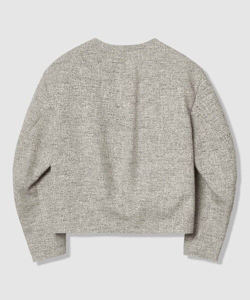allureville(アルアバイル)の「ミックスツイードノーカラージャケット(ノーカラージャケット・レディース・ブラック/オフホワイト・2/1)」の20枚目の写真