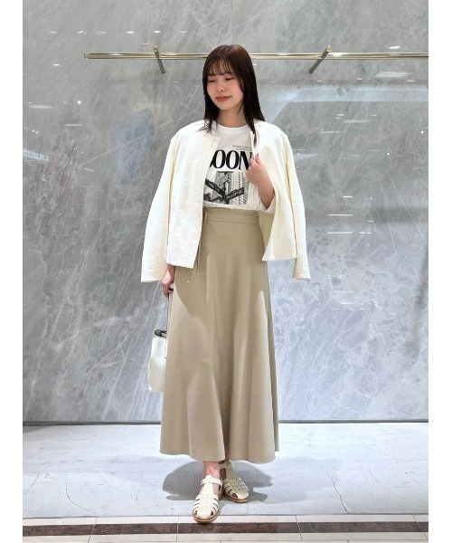 allureville(アルアバイル)の「ミックスツイードノーカラージャケット(ノーカラージャケット・レディース・ブラック/オフホワイト・2/1)」の3枚目の写真