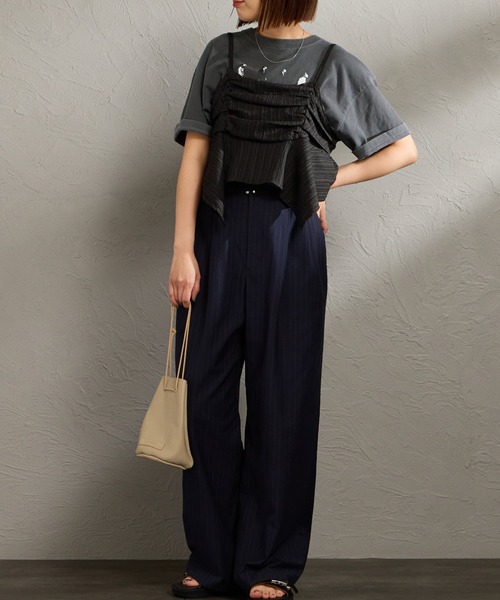 nenom（ネノム）の「[nenom/ネノム] マルチWAY ビスチェセット シャツ（シャツ/ブラウス・レディース・サックスブルー/ピンク/ブラック/オフホワイト・F）」の18枚目の写真