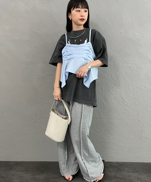 nenom（ネノム）の「[nenom/ネノム] マルチWAY ビスチェセット シャツ（シャツ/ブラウス・レディース・サックスブルー/ピンク/ブラック/オフホワイト・F）」の21枚目の写真