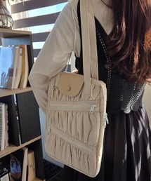 Loco Ocean（ロコオーシャン）の「【PCバッグ】ノートパソコン タブレット ギャザーデザイン メタリック / ハンドバッグ ショルダーバッグ（PC・タブレットケース）」