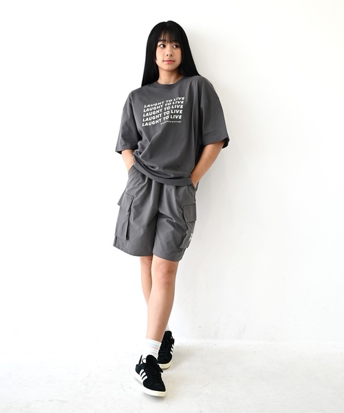 GENERATOR(ジェネレーター)の「ジェネレーター カーゴショーツ(カーゴパンツ・レディース・チャコールグレー/カーキ/ブラック・F)」の6枚目の写真