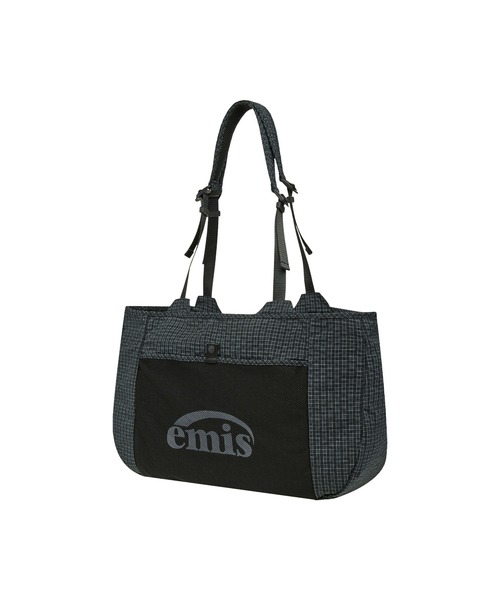 EMIS（イミス）の「PACKABLE CHECK SHOPPER BAG（ショルダーバッグ・レディース・ブラック/ベージュ・FREE）」の3枚目の写真