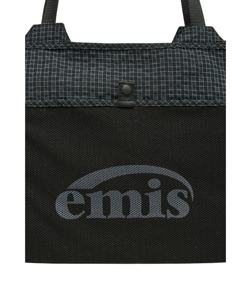 EMIS（イミス）の「PACKABLE CHECK SHOPPER BAG（ショルダーバッグ・レディース・ブラック/ベージュ・FREE）」の5枚目の写真