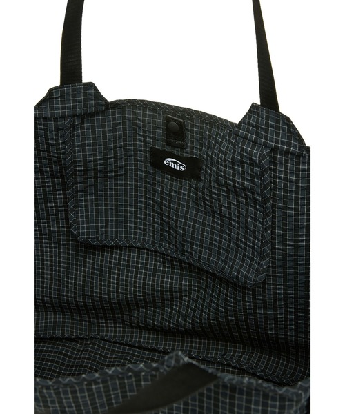 EMIS（イミス）の「PACKABLE CHECK SHOPPER BAG（ショルダーバッグ・レディース・ブラック/ベージュ・FREE）」の6枚目の写真