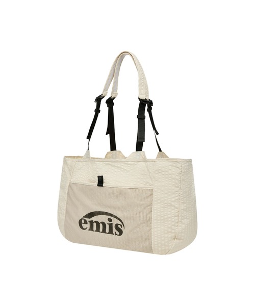 EMIS（イミス）の「PACKABLE CHECK SHOPPER BAG（ショルダーバッグ・レディース・ブラック/ベージュ・FREE）」の7枚目の写真