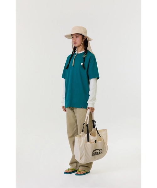 EMIS（イミス）の「PACKABLE CHECK SHOPPER BAG（ショルダーバッグ・レディース・ブラック/ベージュ・FREE）」の19枚目の写真