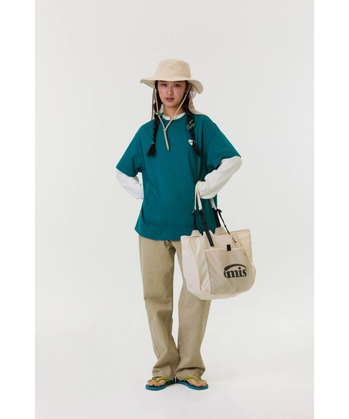 EMIS（イミス）の「PACKABLE CHECK SHOPPER BAG（ショルダーバッグ・レディース・ブラック/ベージュ・FREE）」の21枚目の写真