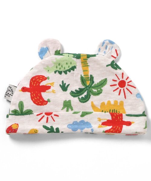 BREEZE（ブリーズ）の「総柄耳付き帽子　マイファーストブリーズ（その他ベビー用品・キッズ・レインボー/クリーム/アイボリー/レッド・46/44）」の13枚目の写真