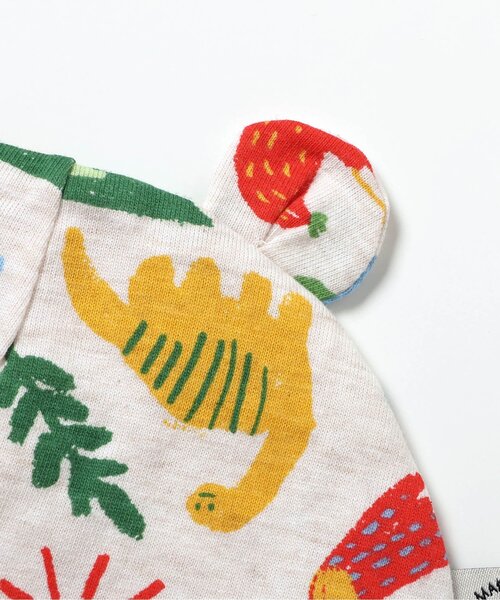 BREEZE（ブリーズ）の「総柄耳付き帽子　マイファーストブリーズ（その他ベビー用品・キッズ・レインボー/クリーム/アイボリー/レッド・46/44）」の5枚目の写真