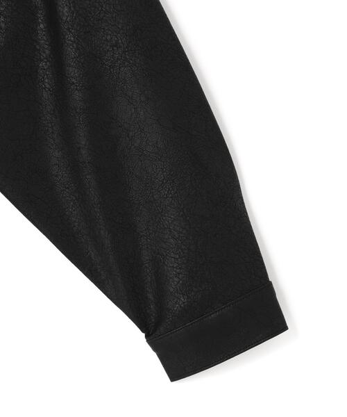 DANKE SCHON（ダンケシェーン）の「DankeSchon/ダンケシェーン/FAUX LEATHER 2nd JACKET（その他アウター・レディース・ブラック・M/L）」の8枚目の写真