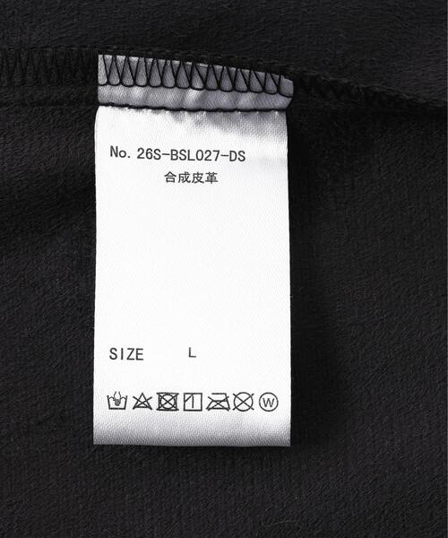 DANKE SCHON（ダンケシェーン）の「DankeSchon/ダンケシェーン/FAUX LEATHER 2nd JACKET（その他アウター・レディース・ブラック・M/L）」の13枚目の写真