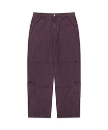 POCKET DOUBLE KNEE WORK PANTS purple