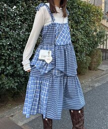 CIAOPANIC | 2WAYアソートチェックティアードキャミワンピース／スカート(ワンピース)