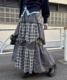 CIAOPANIC | 2WAYアソートチェックティアードキャミワンピース／スカート(ワンピース)