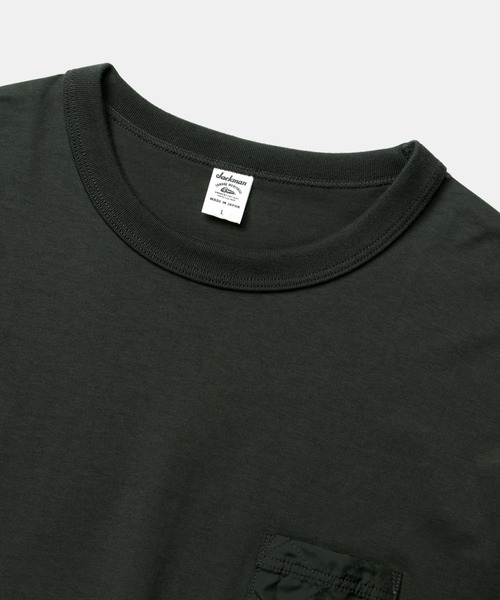 LAVENHAM(ラベンハム)の「【 日本製・コットン半袖Tシャツ 】Jackman X Lavenham Grace Pocket T-Shirt Mens / ジャックマン グレース ポケット ティーシャツ メンズ(Tシャツ/カットソー・メンズ・ダークブラック/ダークオリーブ/オフホワイト・XL/L/XXL/S/M)」の21枚目の写真