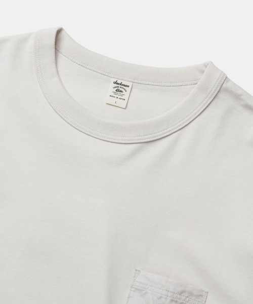 LAVENHAM(ラベンハム)の「【 日本製・コットン半袖Tシャツ 】Jackman X Lavenham Grace Pocket T-Shirt Mens / ジャックマン グレース ポケット ティーシャツ メンズ(Tシャツ/カットソー・メンズ・ダークブラック/ダークオリーブ/オフホワイト・XL/L/XXL/S/M)」の6枚目の写真