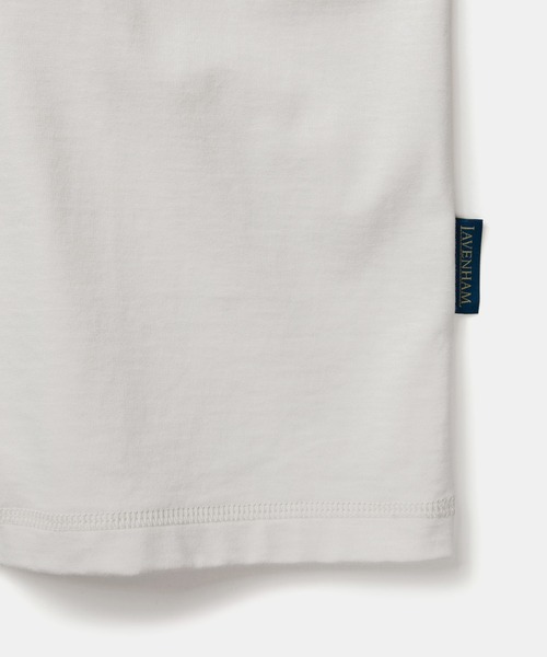 LAVENHAM(ラベンハム)の「【 日本製・コットン半袖Tシャツ 】Jackman X Lavenham Grace Pocket T-Shirt Mens / ジャックマン グレース ポケット ティーシャツ メンズ(Tシャツ/カットソー・メンズ・ダークブラック/ダークオリーブ/オフホワイト・XL/L/XXL/S/M)」の9枚目の写真