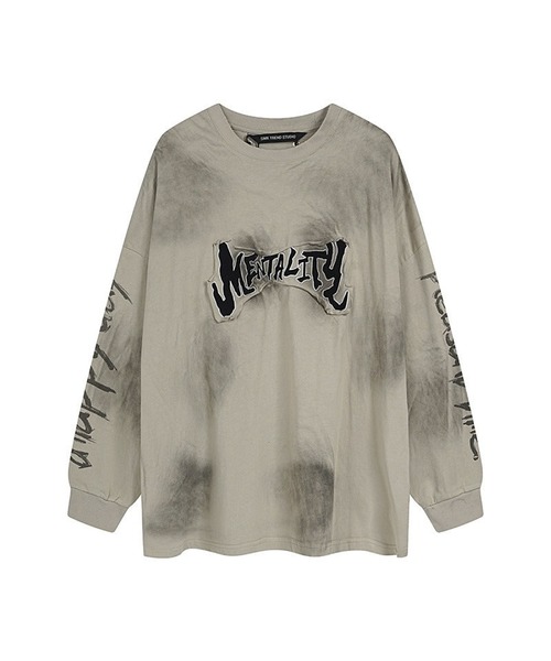 mushwear(マッシュウェア)の「グランジフェードロンT(Tシャツ/カットソー・メンズ・ブラック/ホワイト・SMALL/MEDIUM/LARGE/X-LARGE)」の6枚目の写真