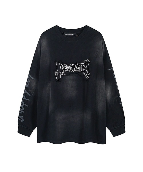 mushwear(マッシュウェア)の「グランジフェードロンT(Tシャツ/カットソー・メンズ・ブラック/ホワイト・SMALL/MEDIUM/LARGE/X-LARGE)」の8枚目の写真
