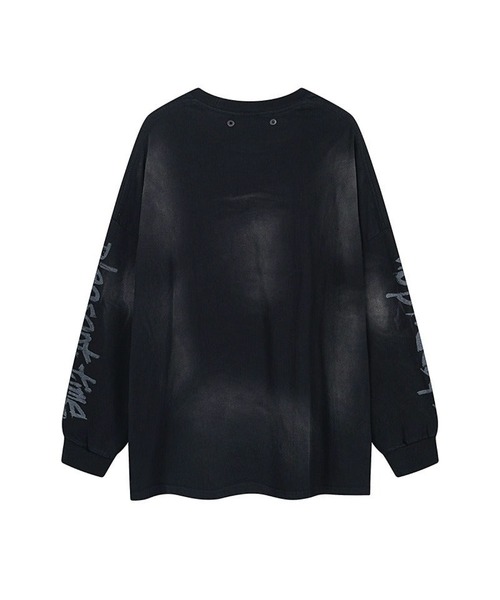 mushwear(マッシュウェア)の「グランジフェードロンT(Tシャツ/カットソー・メンズ・ブラック/ホワイト・SMALL/MEDIUM/LARGE/X-LARGE)」の9枚目の写真