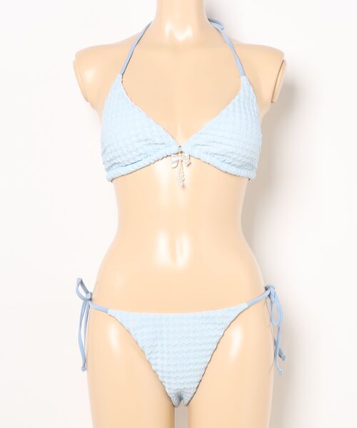 Burner（バーナー）の「【lux sea jewelry（ラックス・シー・ジュエリー）】水着ビキニ水着 lux-swim-14-25（水着・レディース・ライトブルー/ブラック/オフホワイト/イエロー・S/M）」の4枚目の写真